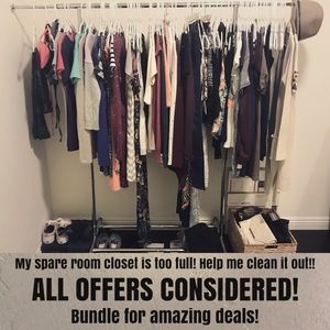  HUGE CLOSET CLEAR OUT!! 